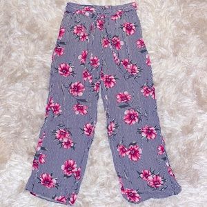 Haute Monde Striped & Floral Pants